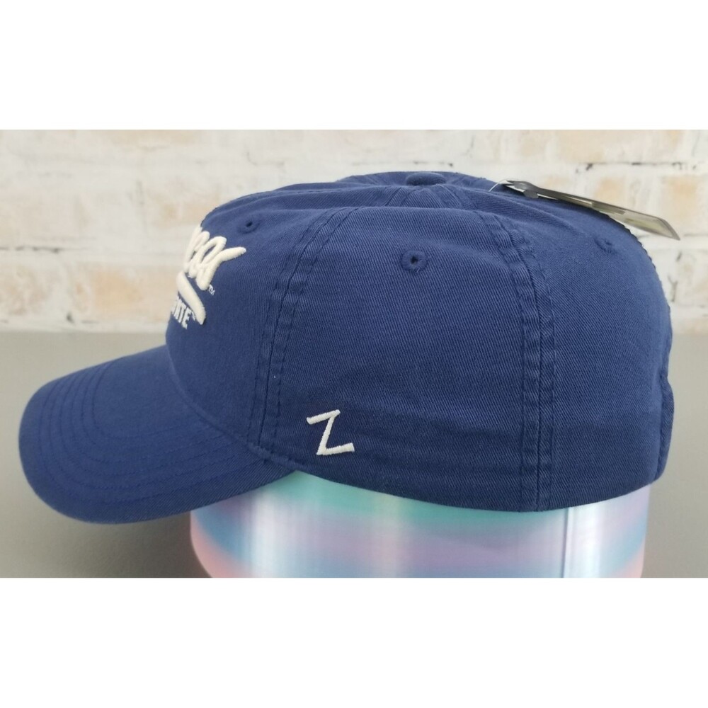 NWT Zephyr Boise State Broncos Blue Strapback Hat/Cap Unstructured Canvas - Picture 2 of 6